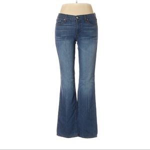 J. Crew Denim High Waist Boot Leg Cut Jeans